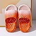 Cloud Slides for Kids Comfy Soft Cushioned Slides Fashion Gradient Color Cartoon Slippers Slip On Beach Slide (Orange, 12 Little Child)