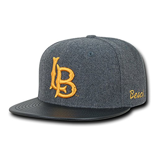 Cal State Long Beach University CSULB California 49ers Flat Bill Snapback NCAA Baseball Cap Hat (1022-MELTON)