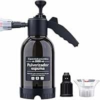 Pulverizador de Pressão de Espuma 2L Snow Foam | Borrifador Manual de Espuma e Spray 3 em 1 para Lavagem Automotiva | Bomba Manual Portátil para Jardim e Limpeza | Jato Regulável