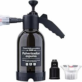 Pulverizador de Pressão de Espuma 2L Snow Foam | Borrifador Manual de Espuma e Spray 3 em 1 para Lavagem Automotiva | Bomba Manual Portátil para Jardim e Limpeza | Jato Regulável