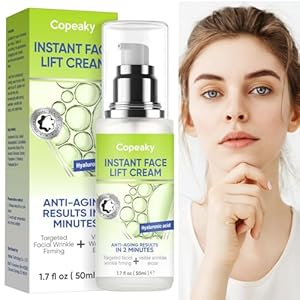 Instant Face Lift Cream, Face Lift Tightening Cream with Plant Extract, Face, Neck, Eye Anti-aging Serum for Smoothing Fine Lines, Wrinkles and Firming Loose Sagging Skin for Women and Men