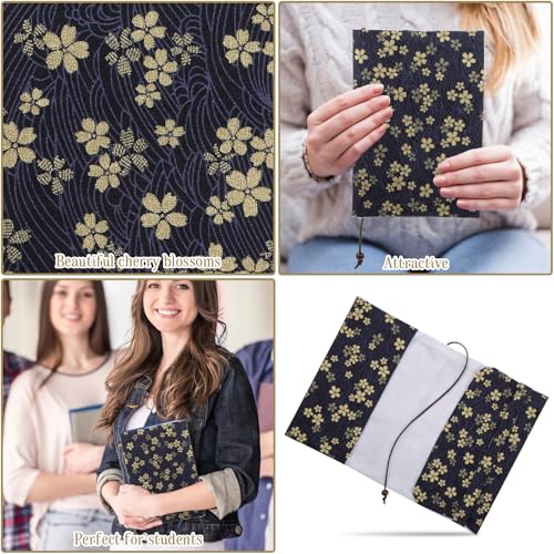 MBAIYO Book Covers for Paperbacks,Book Cover Protector Adjustable Fabric Fit A5 Size 5.5x8.2 Inch Paperbacks for Hardcover Softcover Novels Protection - Thumbnail 4