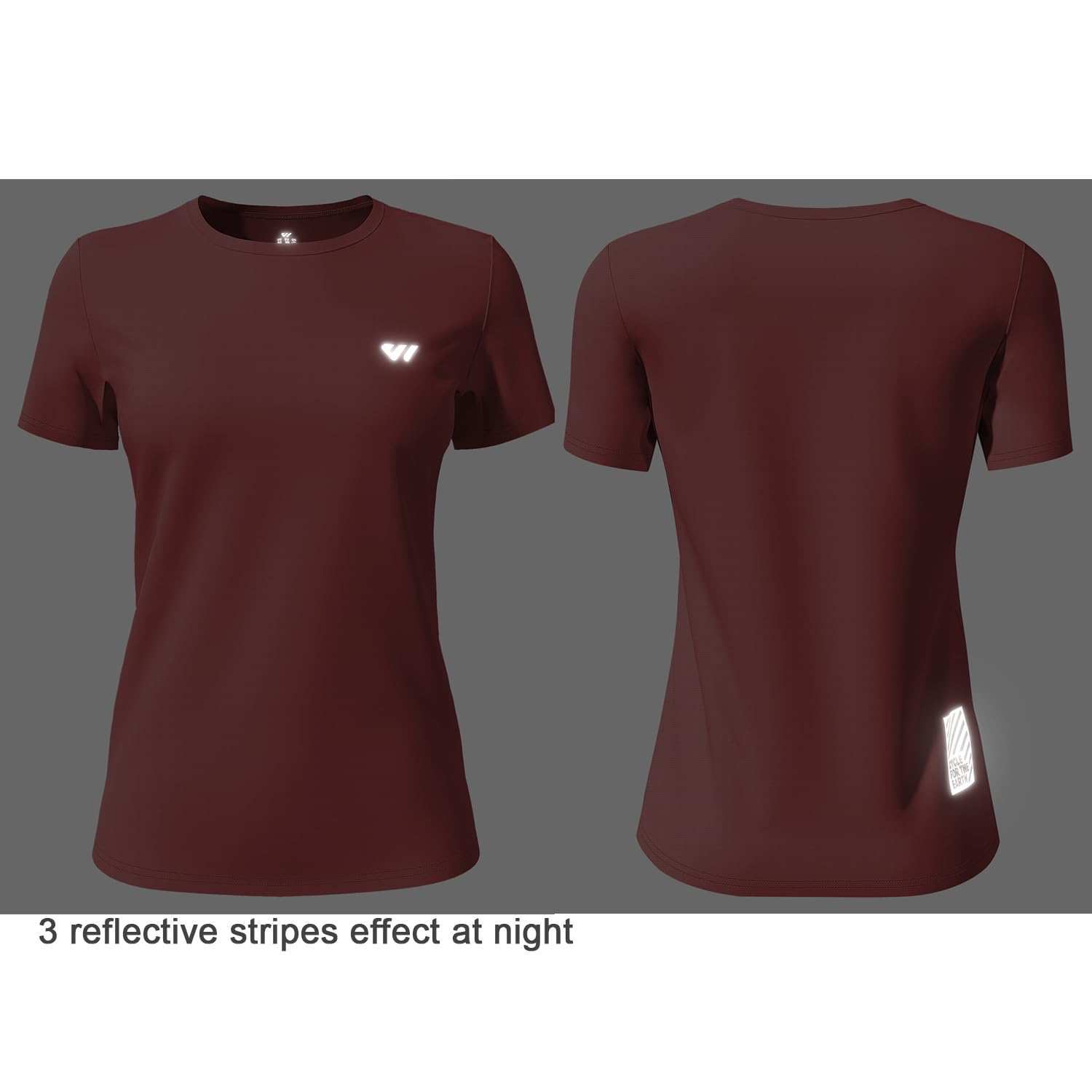 Wulibike 3 or 5er Pack Sportshirt Damen Funktionsshirt Stretch Schnelltrocknend Activewear Atmungsaktiv Laufshirt Kurzarm Fitness Wandershirt UPF 50+ Sonnenschutz Top