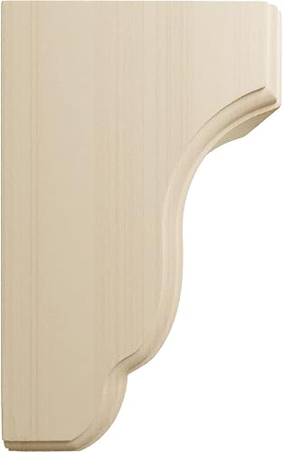 Vista 51 de Ekena Millwork ménsula Capistrano Mission de 2.5 pulgadas de ancho x 2.75 pulgadas de profundidad x 4.5 pulgadas de alto, COR02X02X04CPAL Alder