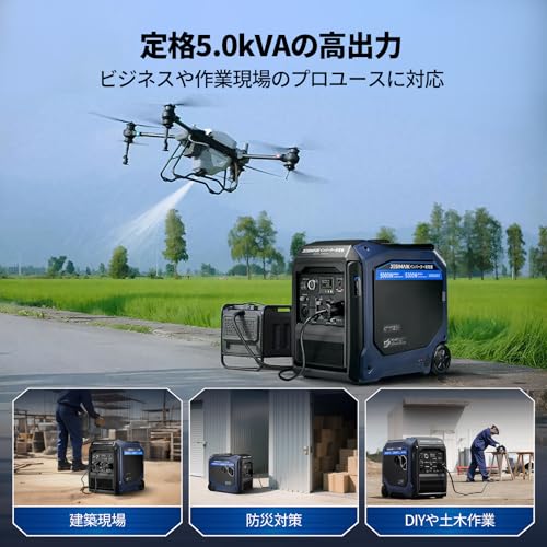 JESIMAIK ガソリン発電機 JM5500iE の商品画像 1