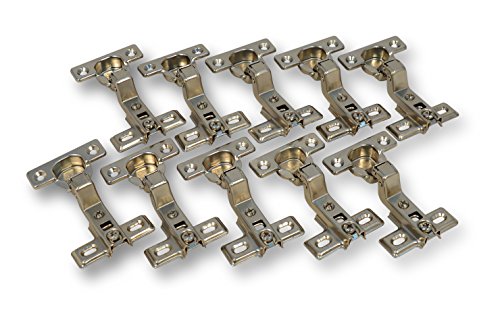 Lot de 10 charnières Ferrari - Butée interne - 26 mm - charnière à ressort Cover