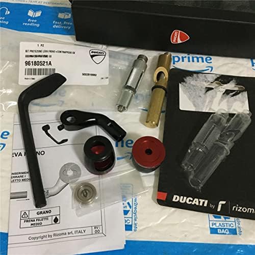 CRAZY METALMAN Brake Lever Protector w/ Adapter Compatible for Ducati V4 V2 Streetfighter