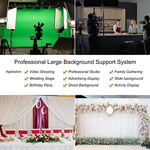 Linco Backdrop Stand For Parties 20×12 Ft Heavy Duty Photography Video Studio Background Kit 4169H For Wedding Parties Photo Shooting - 6
