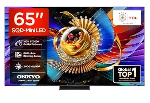 TCL 65Q7D Pro SQD-Mini LED 65 Zoll Fernseher, 4K Smart TV, Google TV