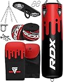 rdx saco de boxeo relleno 1 x de acero (4 de suspensión de servicio pesado), 1 x RDX Fixture y accesorios