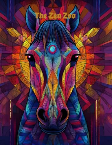 The Zen Zoo: A Coloring Book of Abstract Animals & Meditarive Designs