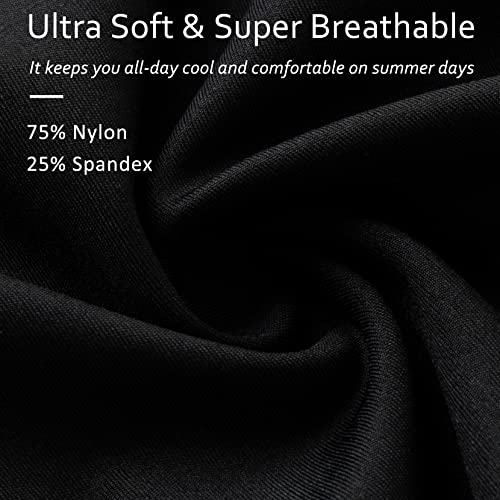 Joytree Smooth Maternity Biker Shorts Over The Belly Ultra Comfort Maternity Athletic Shorts For Women With 2 Side Pockets-M Black #TOP4