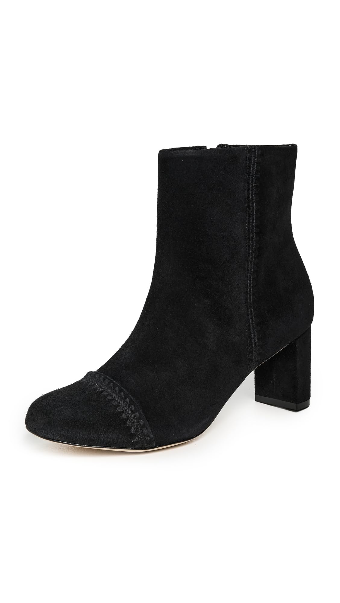 Cinq Sept Womens Peyton Crochet Suede Boots