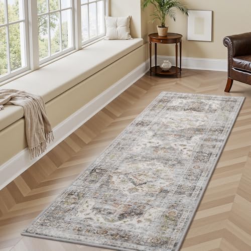 AMOAMI 2x6 Runner Rug - Washable, Non-Slip