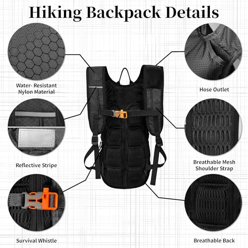 Triathlon-Rucksack Eulant Kompakter Trinkrucksack mit 8 Litern