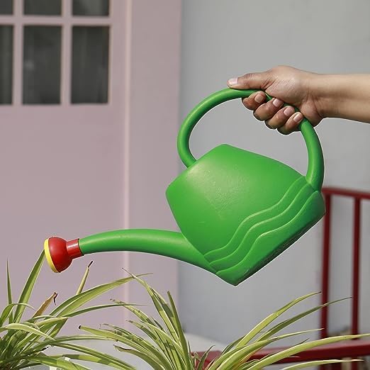Image of Watering Can (2.5 L) Garden Watering Can Green Water Can with Sprayer for Plants /Garden | Indoor Outdoor Watering Shower Can 2.5 Liter