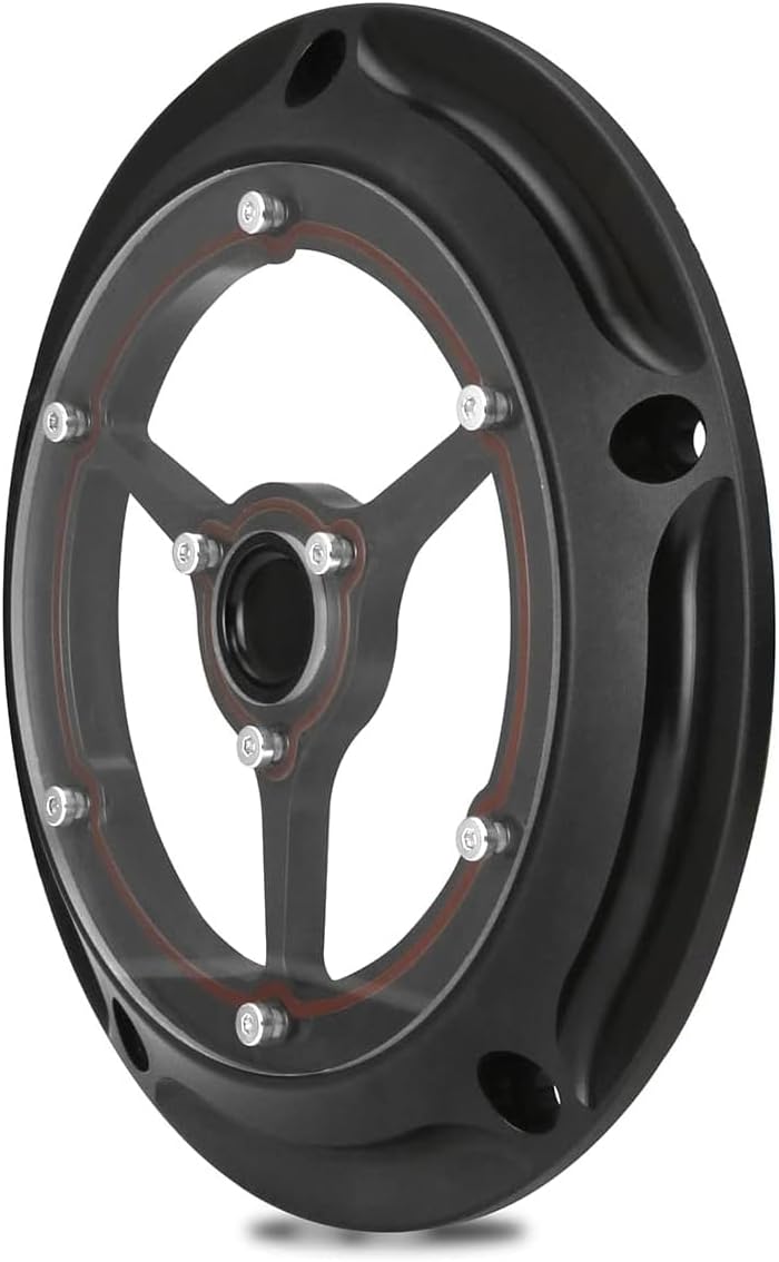 Black Clarity Derby Cover For Harley Davidson Street Glide Ultra Flhtcutg Road Glide parts King Fltrx Fltru Cvo Limited Flhtkse 2016-up
