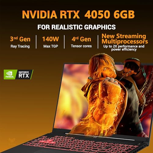 TUF A16 Gaming Laptop | 16" WUXGA IPS 144Hz | AMD 6-Core Ryzen 7 7445HS | 16GB DDR5 512GB SSD | NVIDIA GeForce RTX 4050 (194 AI Tops) | Tastiera retroilluminata USB 4 Wi-Fi 6 Win11 w/DLCA - Notebook - Immagine 4