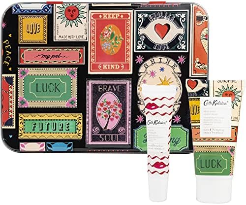 Cath Kidston Keep Kind Hand Cream & Lip Balm In Gift Tin | 50ml Hand Cream, 10 ml Lip Balm & Reusable Printed Tin | Cruelty Free & Vegan Friendly
