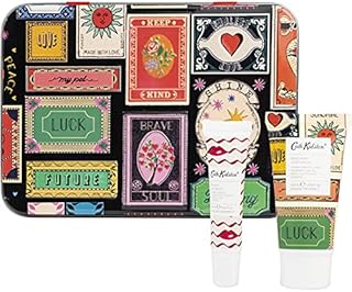 Cath Kidston Keep Kind Hand Cream & Lip Balm In Gift Tin | 50ml Hand Cream, 10 ml Lip Balm & Reusable Printed Tin | Cruelty Free & Vegan Friendly