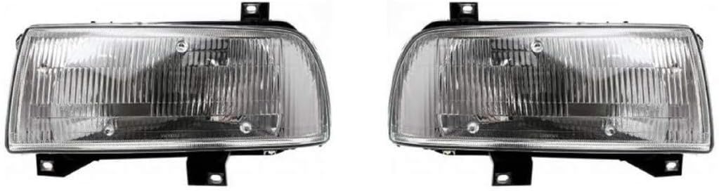 CarLights360 For Volkswagen Jetta Headlight 1993-1999 Passenger Side Bulbs Included DOT Certified VW2503105 | 1HM 941 018 B