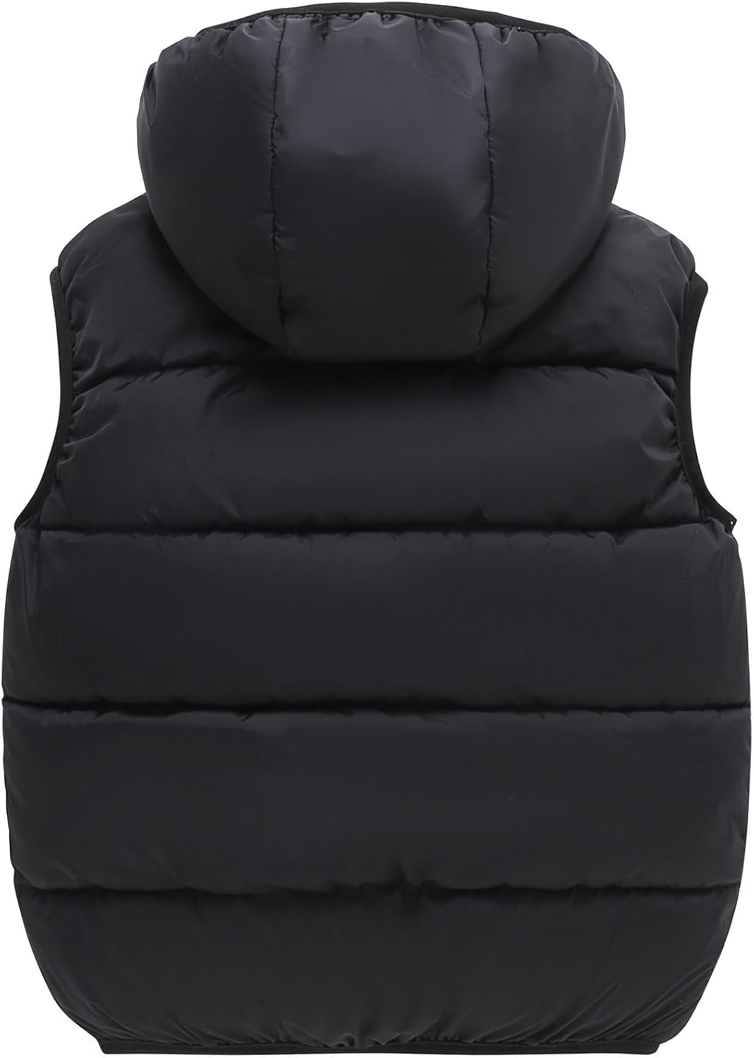 Toddler Winter Puffer Vest Fleece Hooded Sleeveless Jacket Padded Down Waistcoat Outwear for Baby Boys Girls - Image 3