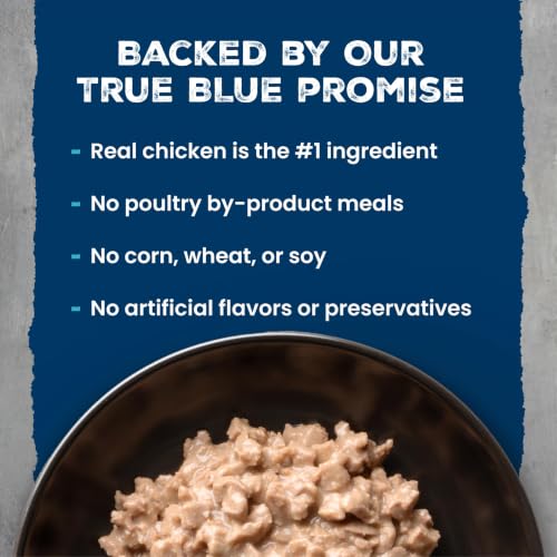 Blue Buffalo Wilderness Chicken & Turkey Wet Cat Food, 3 oz, 24 ct | Wild Delights Meaty Morsels in Tasty Gravy, High Protein & Grain-Free Recipe, Made with Natural Ingredients - image 6