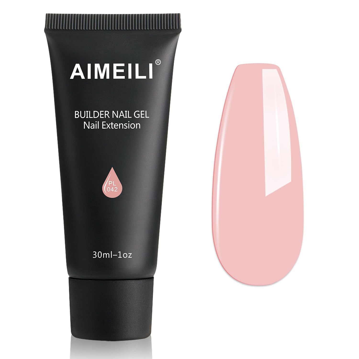 AIMEILI Gel Uñas Constructor Base Coat y Builder Gel 7 en 1 Nail Extensión Esmaltes Semipermanentes de Uñas UV LED Building Base 10ML — view 10