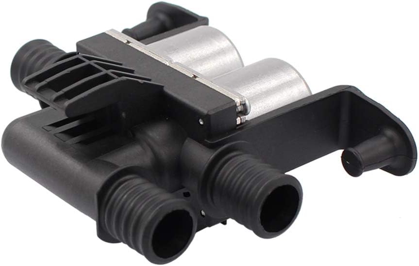 NewYall HVAC Water Heater Control Valve Dual Solenoid 701-007 for BMW E60 E61 E63 E64 E65 E66 E38 E39 E53 525i 530i 2001-2003 528i 540i 1997-2003 M5 X5 2000-2005 for Land Rover Range Rover 2003-2009