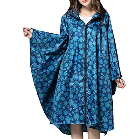 Chubasquero Freiesoldaten Mujer Reutilizable Impermeable con Capucha Cover