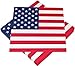 Produktbild Heku Servietten * USA Stars and Stripes * 20 Stück / 3-lagig / ca. 33 x 33 cm große Einwegserviette