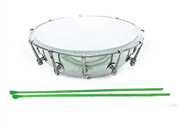 SM Sai Musical Steel Dhol Tasha Drum with Stick