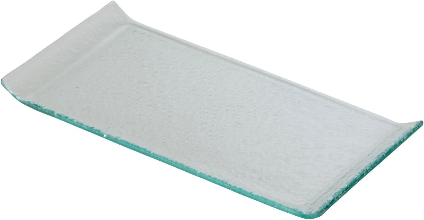 Porcelite Presentation CB73521 Glass Plate, 24.4 cm x 11.8 cm