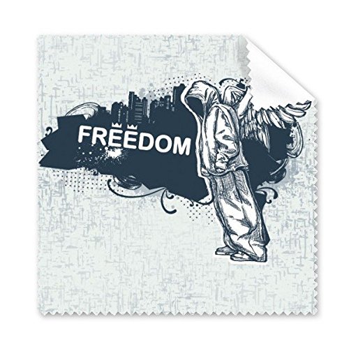 Pochette 5 chiffons nettoyants hip-hop liberté cadeau idéal geek