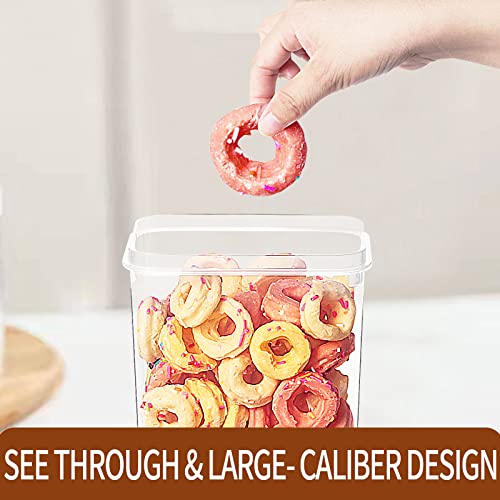 Praki Airtight Food Storage Containers With Lids, 12Pcs Plastic Kitchen Storage Containers For Pantry Organization And Storage - Cereal, Rice, Flour And Sugar Containers With Labels & Marker #TOP3