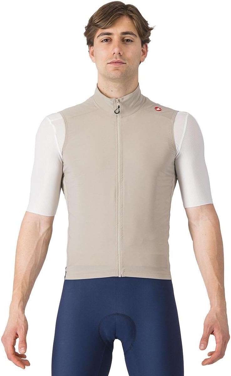 CASTELLI Men’s Espresso Vest, Windproof Shell Vest for Road Cycling & Gravel Biking