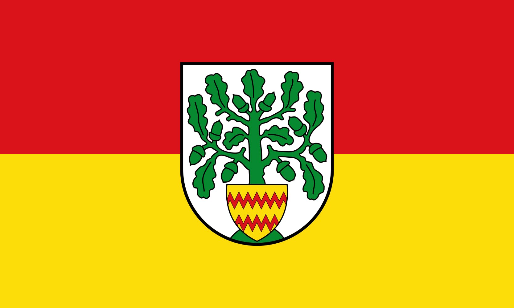 Drapeau Westerstede Allemagne grand modèle pour mât de jardin et fêtes locales