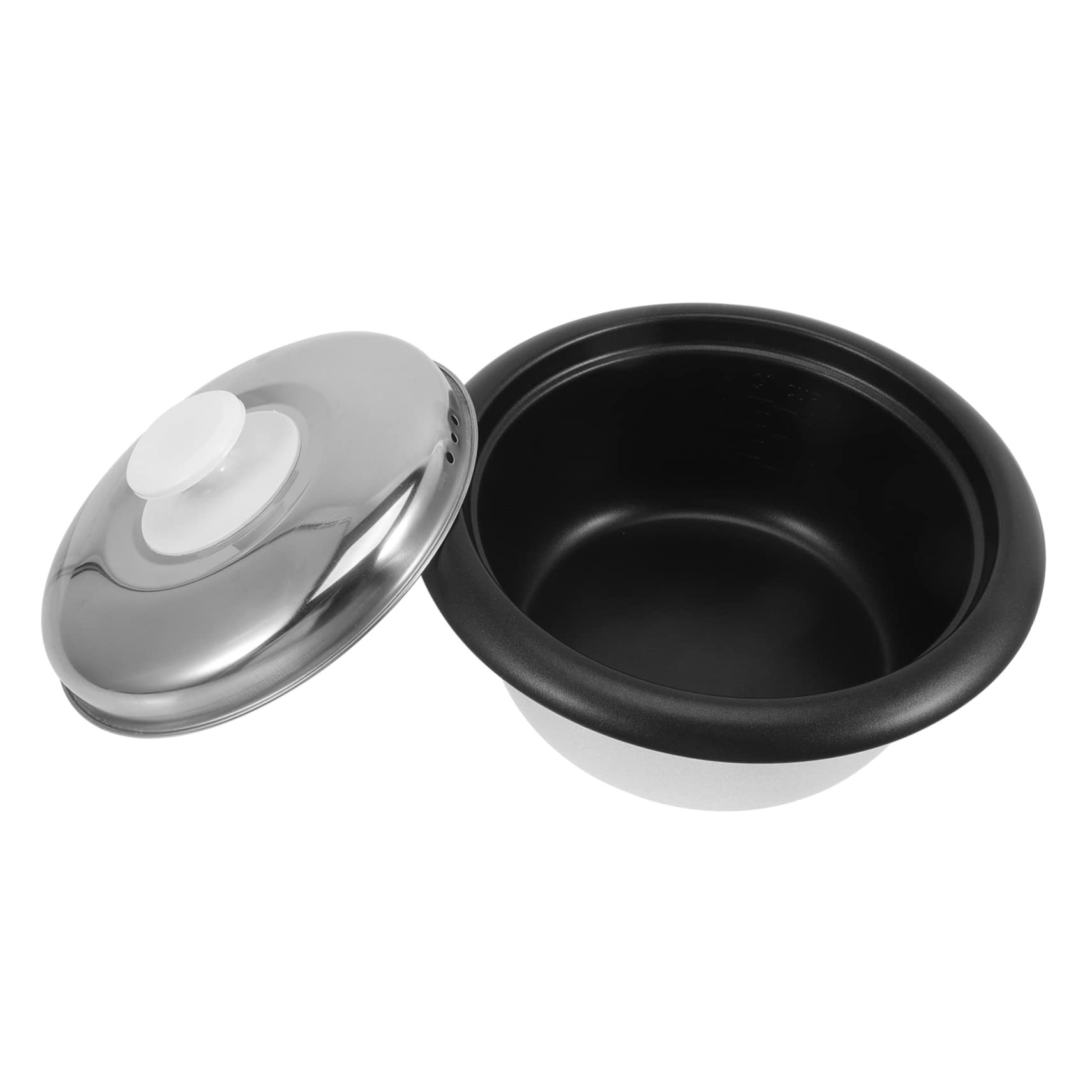 WOONEKY Rice cooker liner rice cooker pot electric rice cooker insert replacement electric pressure cooker inner pot rice cooking pan rice cooking insert aluminum alloy cake Insulation pot-image-5