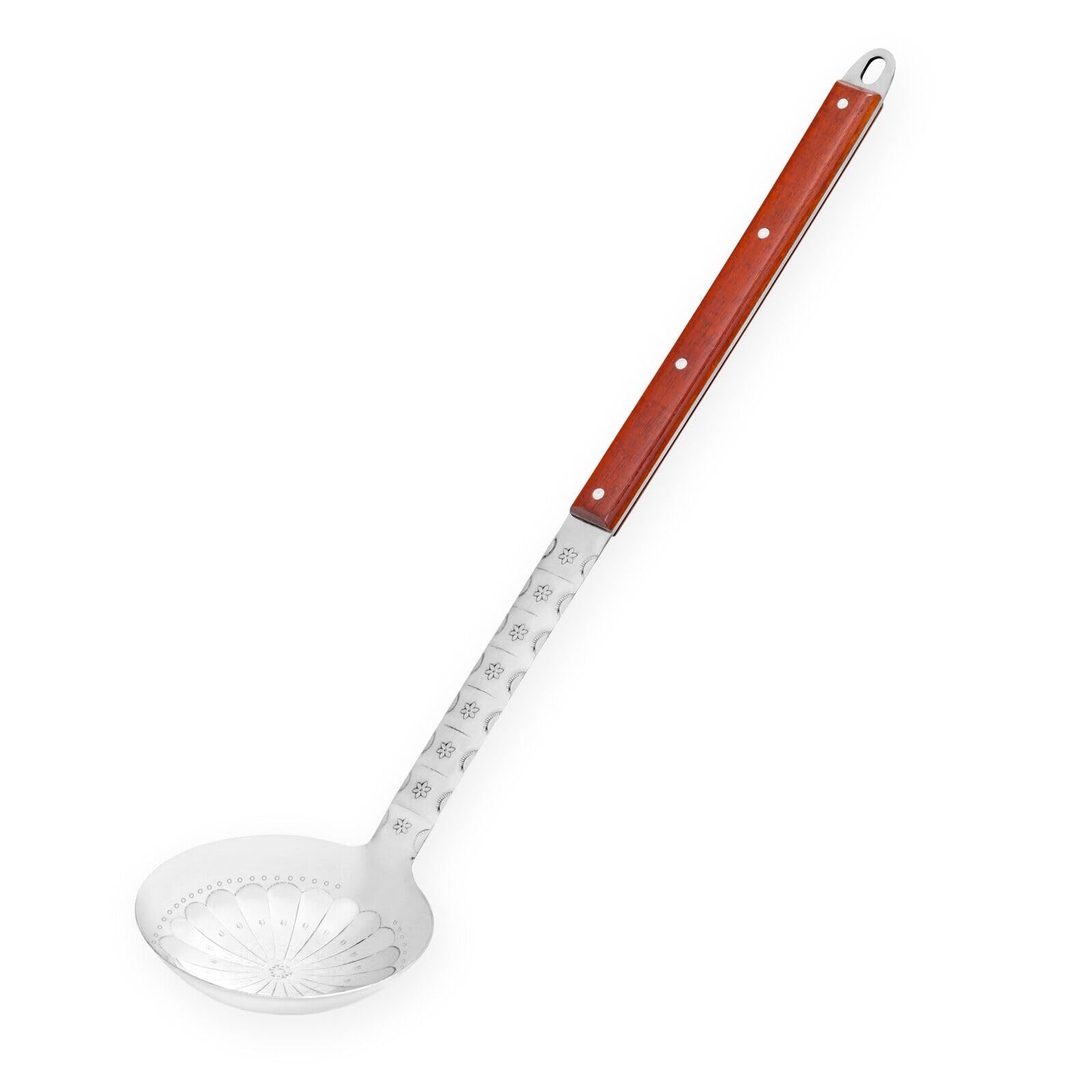 3er-Set XXL 60 cm Schöpflöffel Suppenkelle Küchenhelfer | Gießlöffel Soßenlöffel Schaumkelle Schumovka Schaumlöffel Edelstahl Perfekt für Kazans oder Großküchen