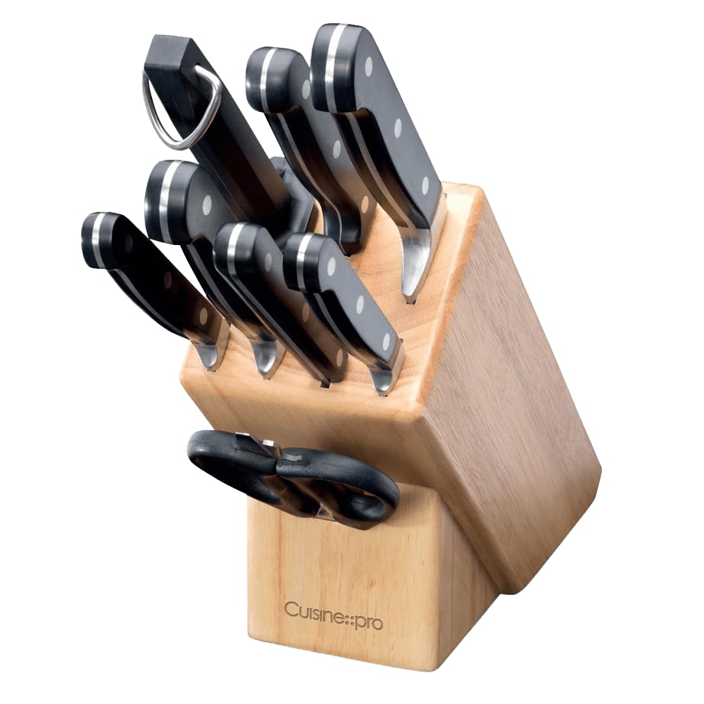 Cuisine::pro Sabre German Knife Set 9 Piece Knife Block Collection | High-Performance Ste…