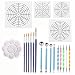 Produktbild 20 stücke Mandala Punktierung Werkzeuge Set Punktierung Stifte Pinsel Mandala Schablone Ball Stylus Malen Tablett für Malerei Felsen Zeichnung Ausarbeitung