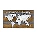 Produktbild Parisloft Rustikale Holz-Weltkarte Dekor Abenteuer Awaits, Decoartive Weltkarte Wandschild Dekor, 71,1 x 41,9 cm