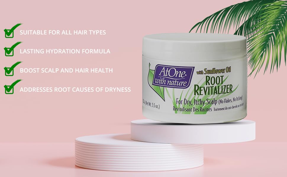 Miniatura 7 de AtOne Revitalizador de raíces con aceite de semilla de girasol de 5.5 oz