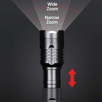 Feit Electric FL-Flashlight, Aluminum, Black