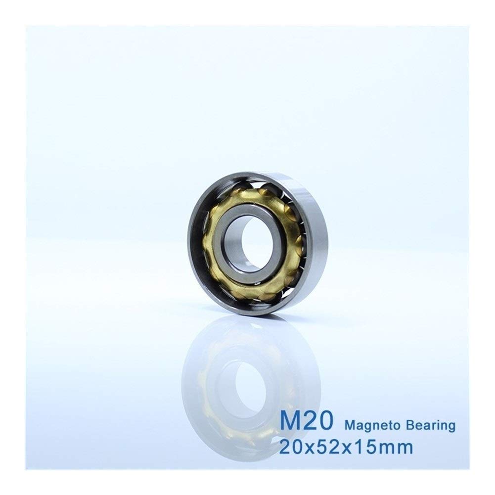 1 Stück M20 Magnetlager 20 x 52 x 15 mm Schrägkontakt Separate permanente Motorkugellager