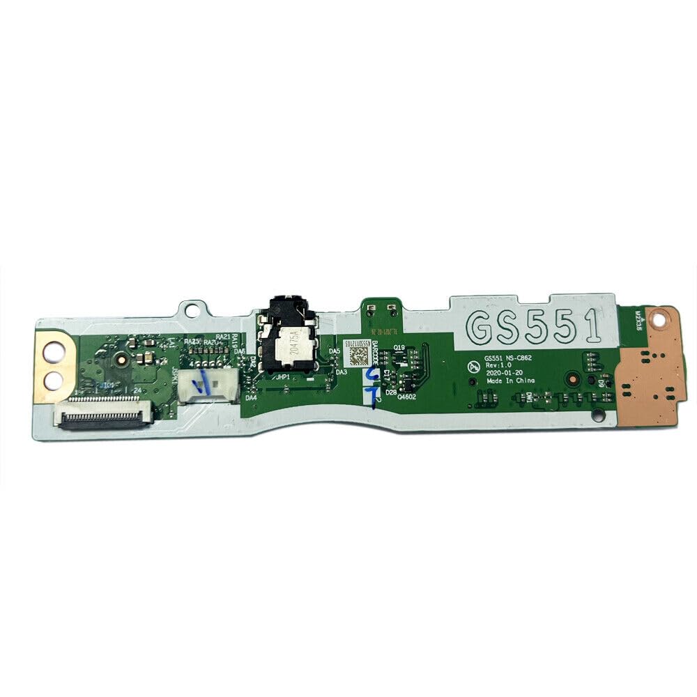 Carga USB Tarjeta Jack Dock Port Socket para Lenovo IdeaPad 3-15ARE05 81W4 5C50S25056 NS-C862 Tarjeta secundaria USB Módulo USB auxiliar