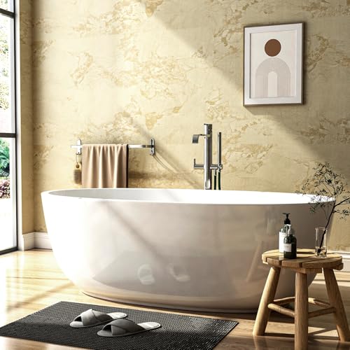 Stickyart Beige Gold Marble Contact Paper for Countertops Self Adhesive Matte Granite Yellow Contact Paper Waterproof Marble Peel and Stick Wallpaper Removable for Kitchen Shelf Bathroom 15. 8\"x160\" - Thumbnail 4