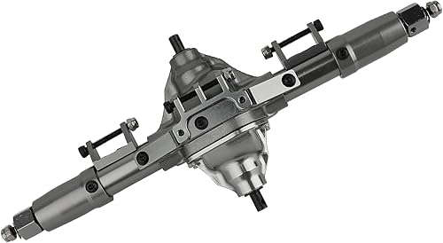 ZXYRC Eje recto de aleación de aluminio para coche RC para 110 RC Crawler Axial SCX10 D90 RC4WD 6x6 piezas de actualización (titanio medio)