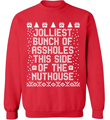 Jolliest Bunch Sweatshirt Jolliest Bunch Sweater Ugly Christmas Sweatshirt Xmas