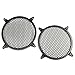OZXNO 2 Pack 10 Inch Speaker Grills Subwoofer Grill Waffle Grill Guard Protector Covers with Mounting Screws ABS Mesh Round Subwoofer Speaker Cover